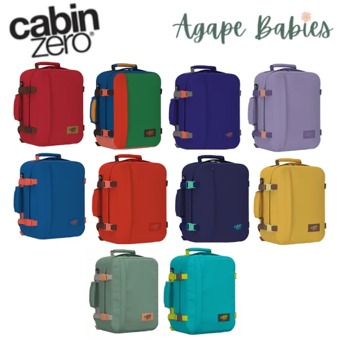 [10 Year Local Warranty] CabinZero Classic 28L Travel Cabin Bag (Latest Colours)