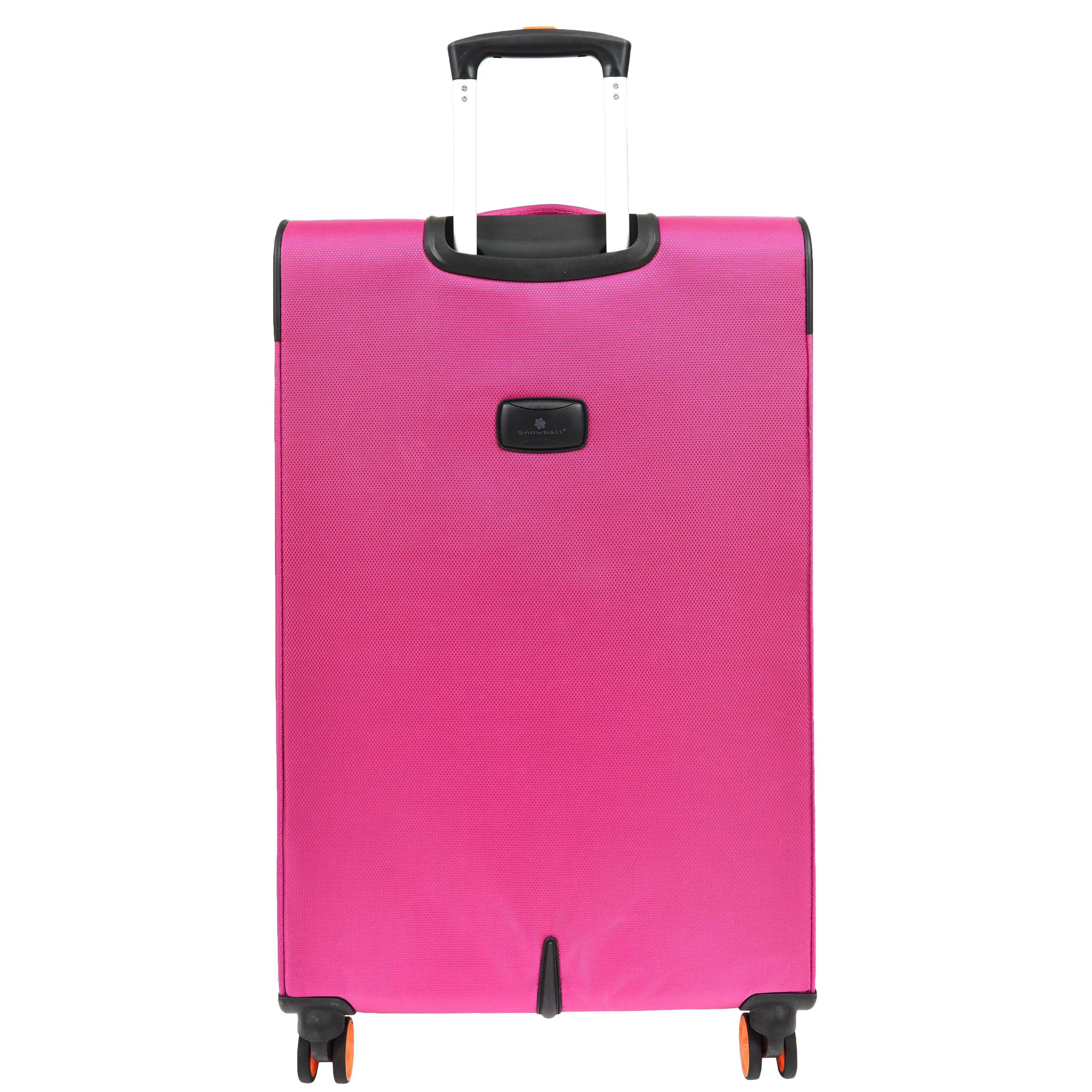 4 Wheel Soft Suitcases Lightweight Expandable Luggage TSA Lock Travel Bags Trivial Pink