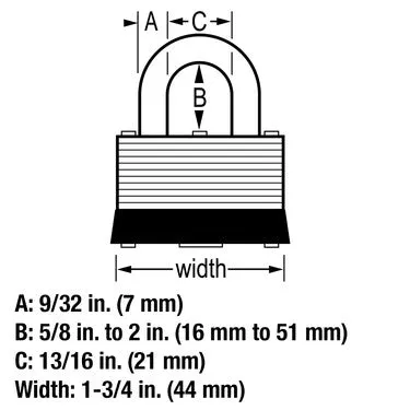 510D WARDED PADLOCK