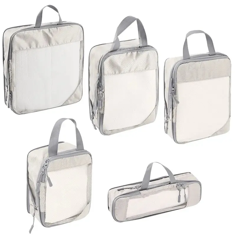 5pc Collapsible Compression Packing Cubes