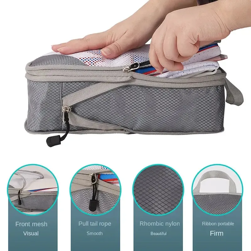 5pc Collapsible Compression Packing Cubes