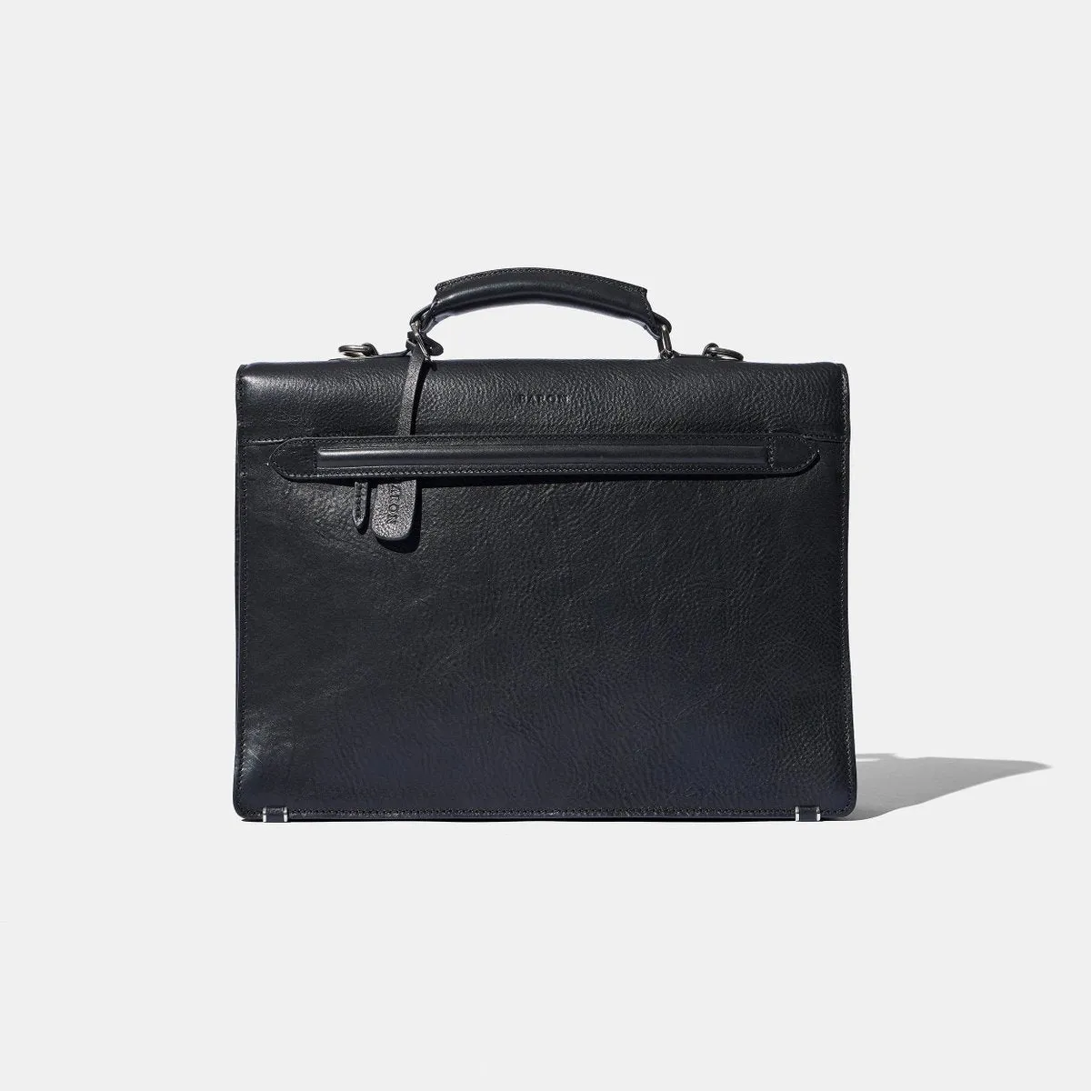 Baron - Briefcase BLACK GRAIN LEATHER