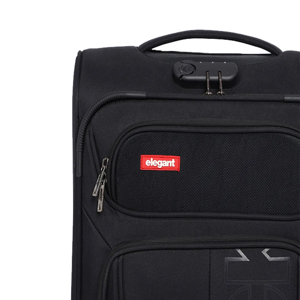 BLCK Trolley Luggage Bags Small Suitcase for Travelling - Black