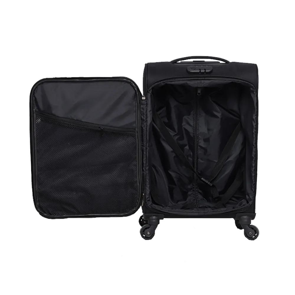 BLCK Trolley Luggage Bags Small Suitcase for Travelling - Black