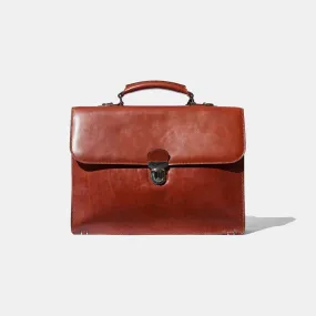 Briefcase - Cognac Leather by Baron