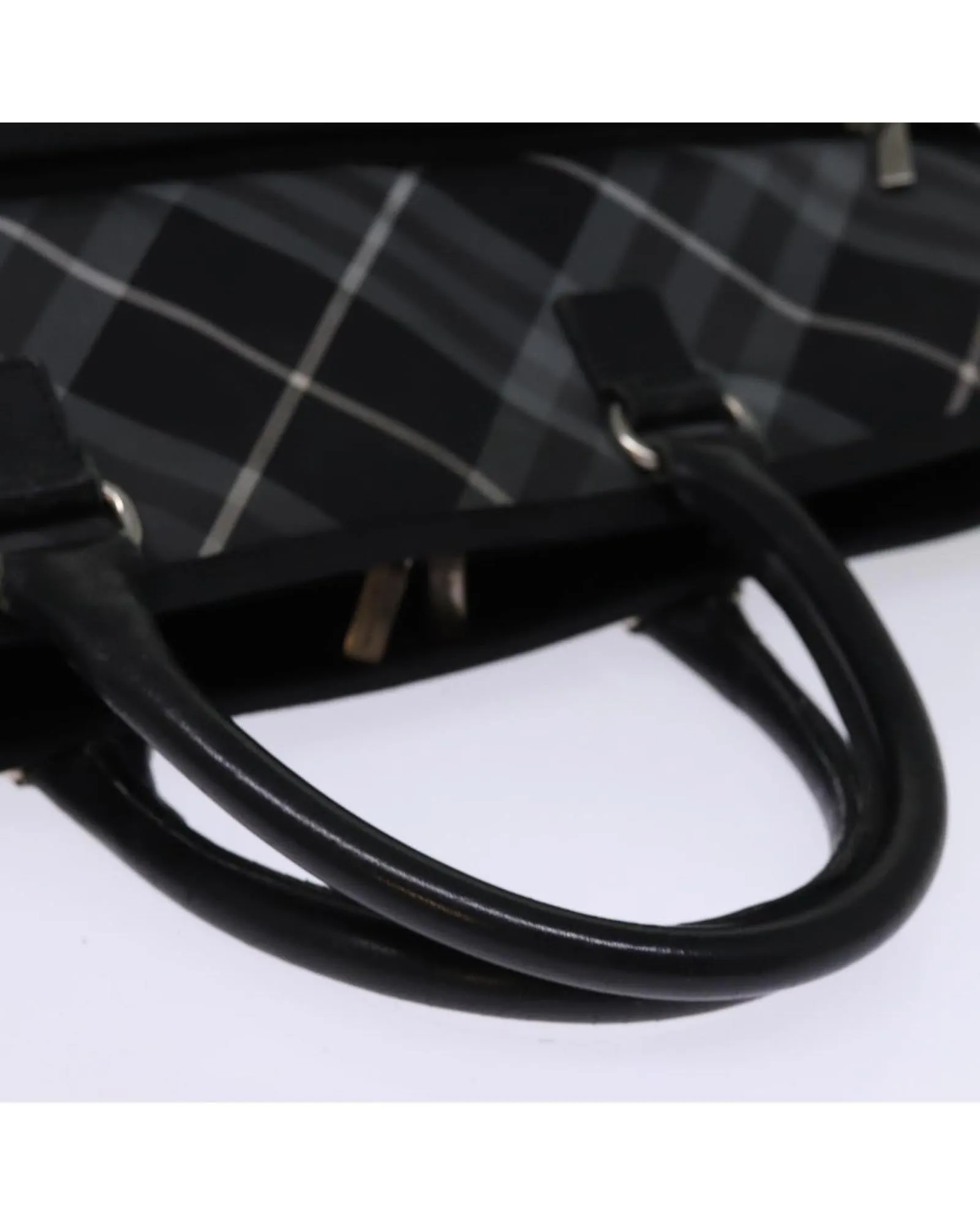 BURBERRY Nova Check Briefcase Black