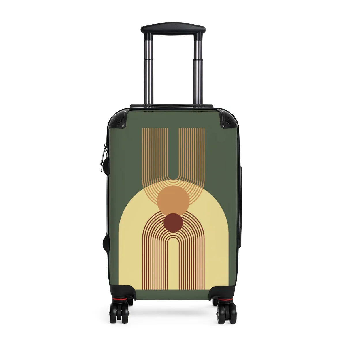 Cabin Suitcase Multiple Sizes Retro Luggage Built in Combination Lock