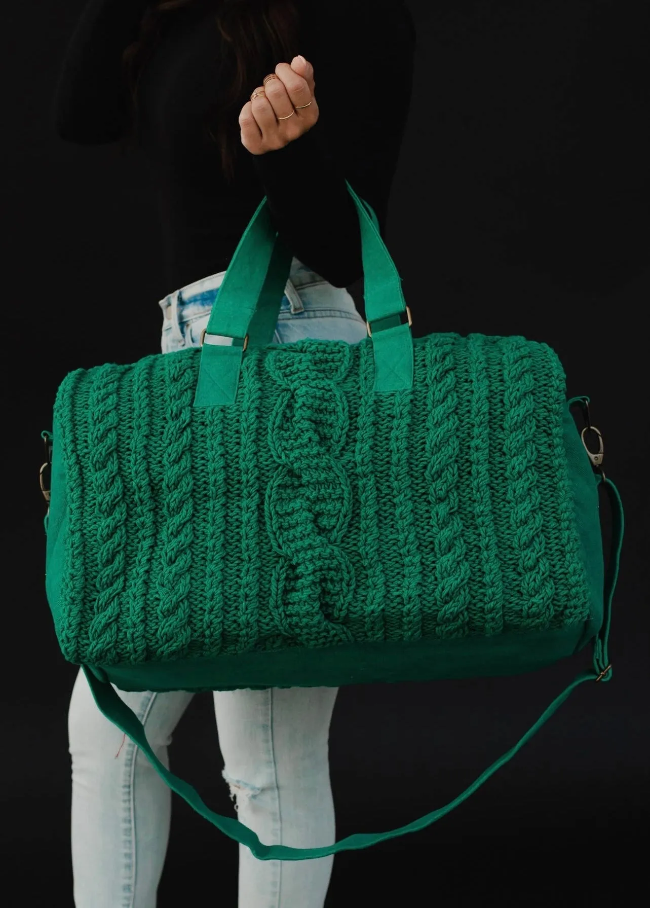 Cableknit Weekend Duffel Bag