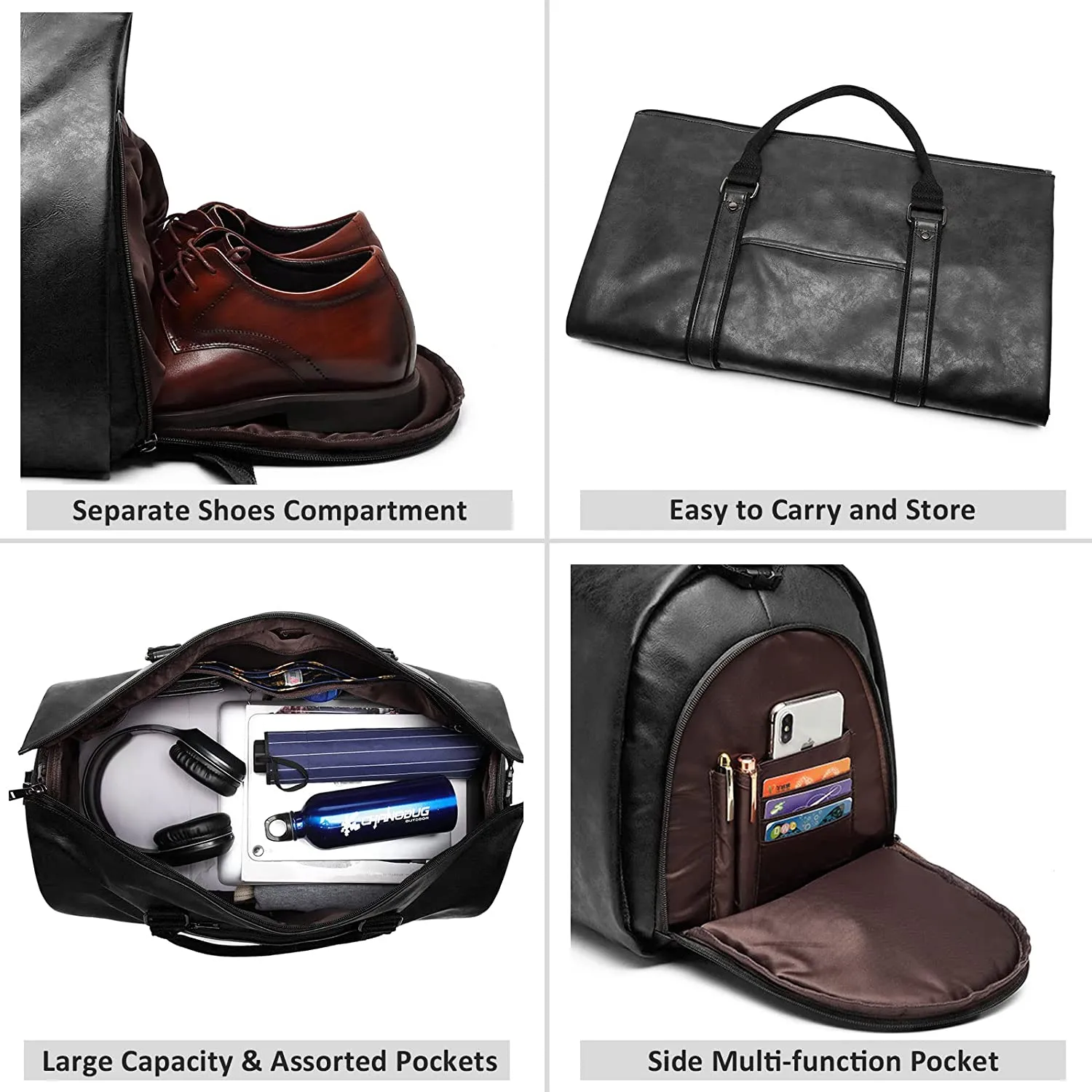 Carry on Garment Bags for Travel Convertible Mens Suit Travel Duffle Bags