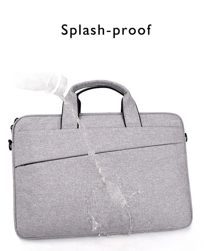 Custom Waterproof Business laptop Case sleeve Office Bag -Ash