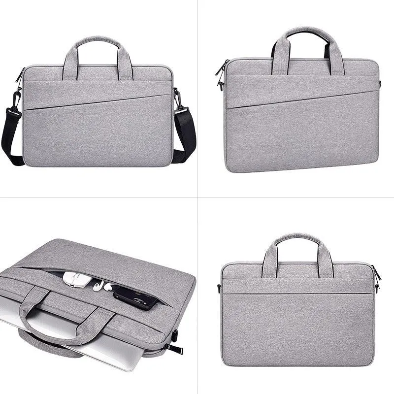 Custom Waterproof Business laptop Case sleeve Office Bag -Ash