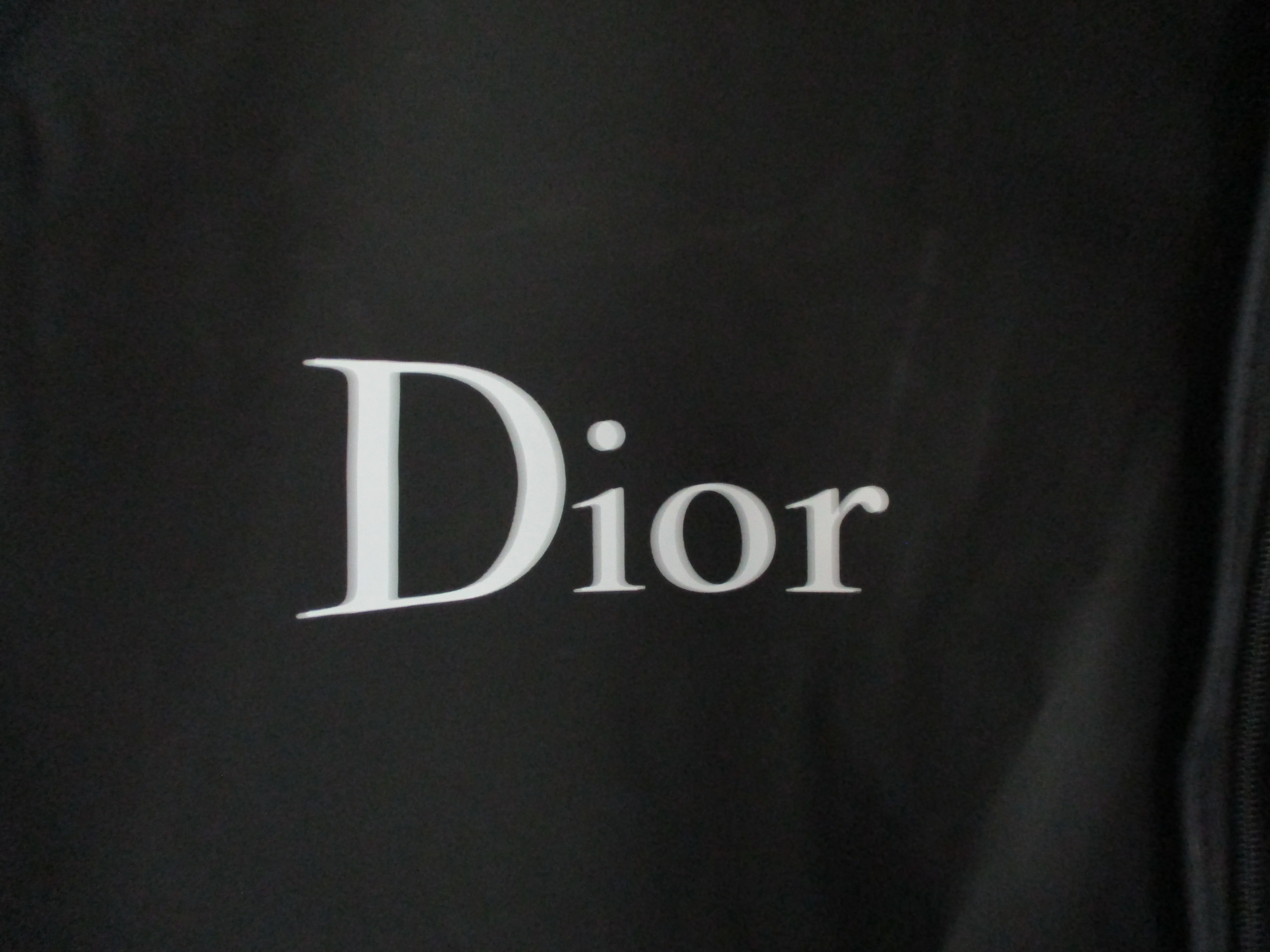 DIOR Zip Folding Garment Bag TRAVEL ORGANIZER BLACK Extra Long