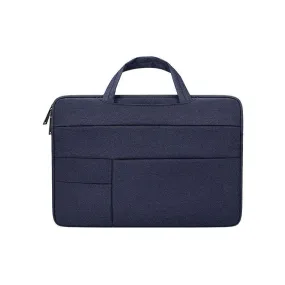 Essential Waterproof Laptop Hand Bag For 15.6 Inch-Navy Blue