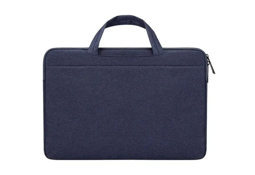 Essential Waterproof Laptop Hand Bag For 15.6 Inch-Navy Blue