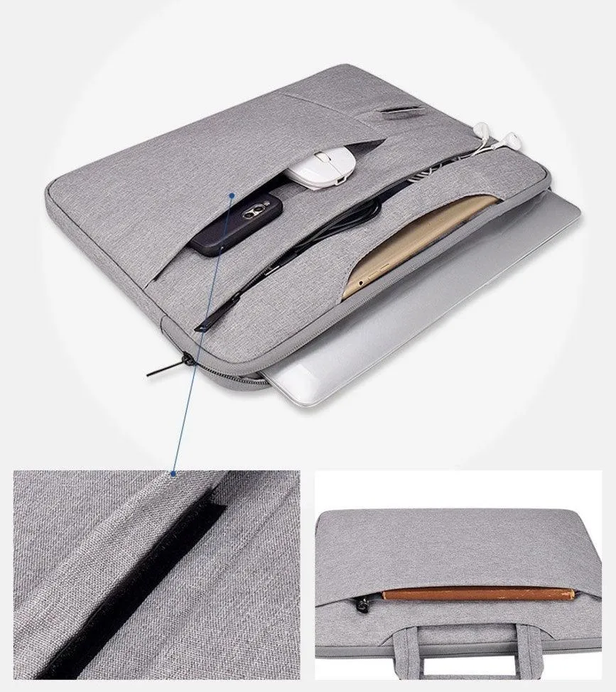 Essential Waterproof Laptop Hand Bag For 15.6 Inch-Navy Blue