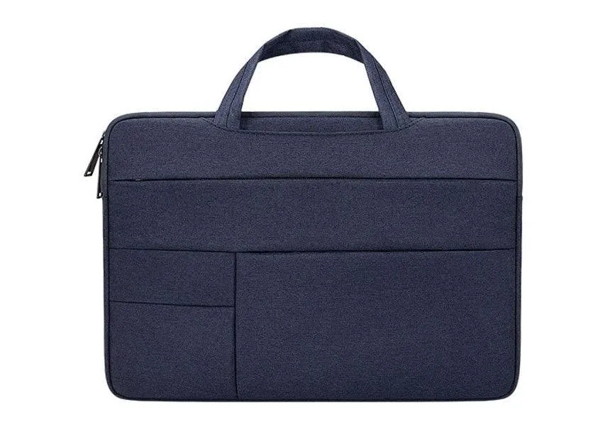 Essential Waterproof Laptop Hand Bag For 15.6 Inch-Navy Blue