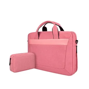 Executive 2 In 1 Laptop Shoulder Bag -Pink