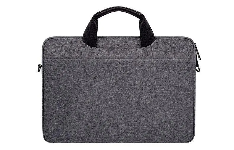 Executive Men's Zipper Designed Business Laptop Bag-Grey