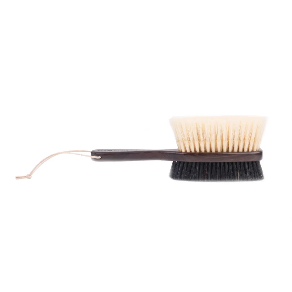 Hanger Project Ebony Deluxe Double-Sided Garment Brush