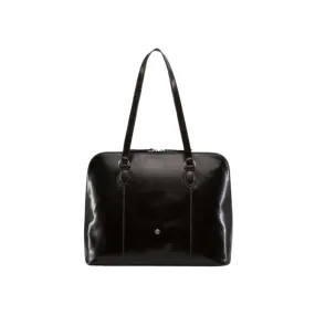 Jekyll & Hide Medium Leather Laptop Handbag - Black