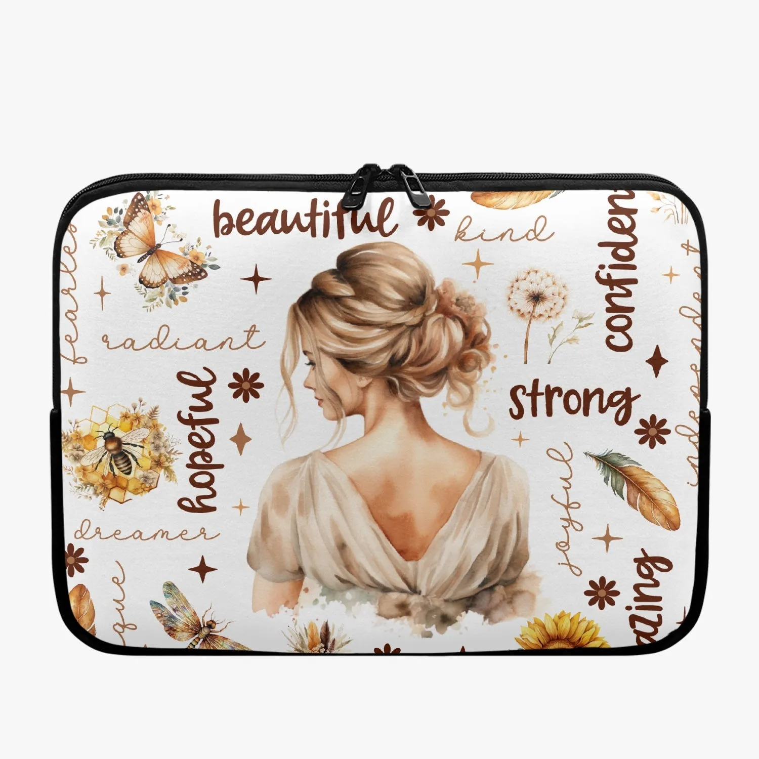 Laptop Sleeve - without handles - Affirmations - Blonde Hair