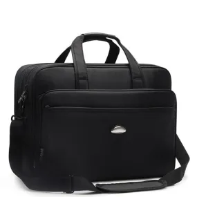 Large Capacity Business Men 17 Inches Briefcases Black Bags Men&#39;s Waterproof Computer Laptop Briefcase Male Travel Shoulder Bag