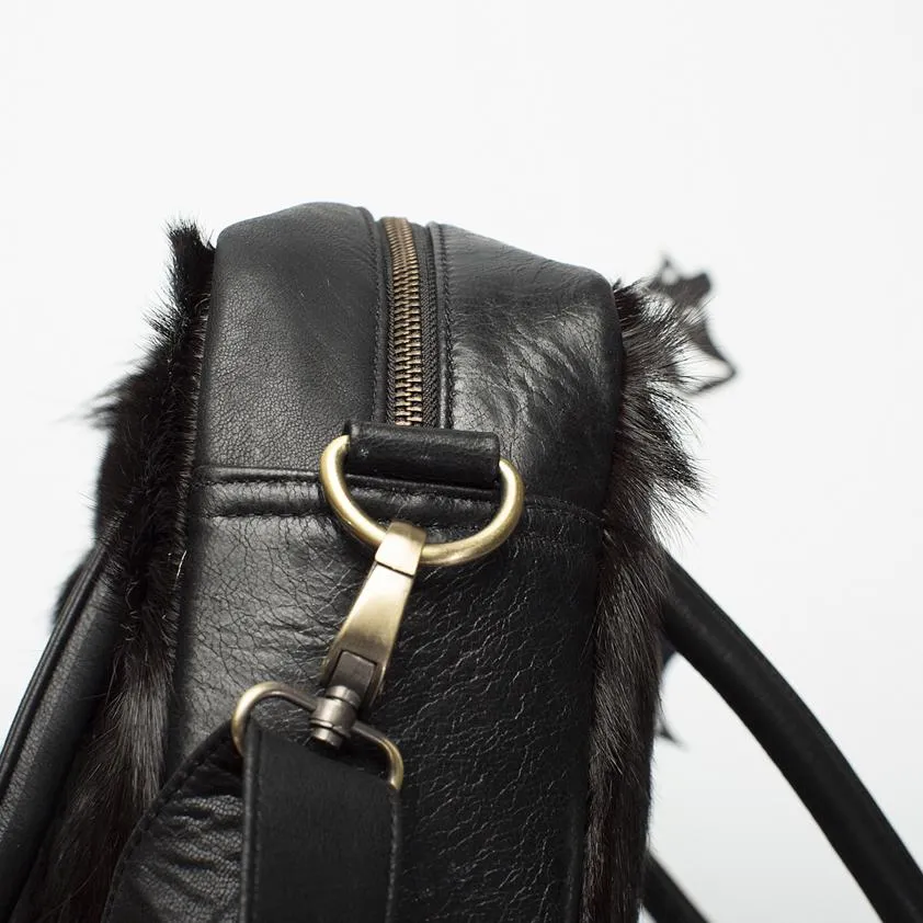 Leather Cowhide Lappy Bag