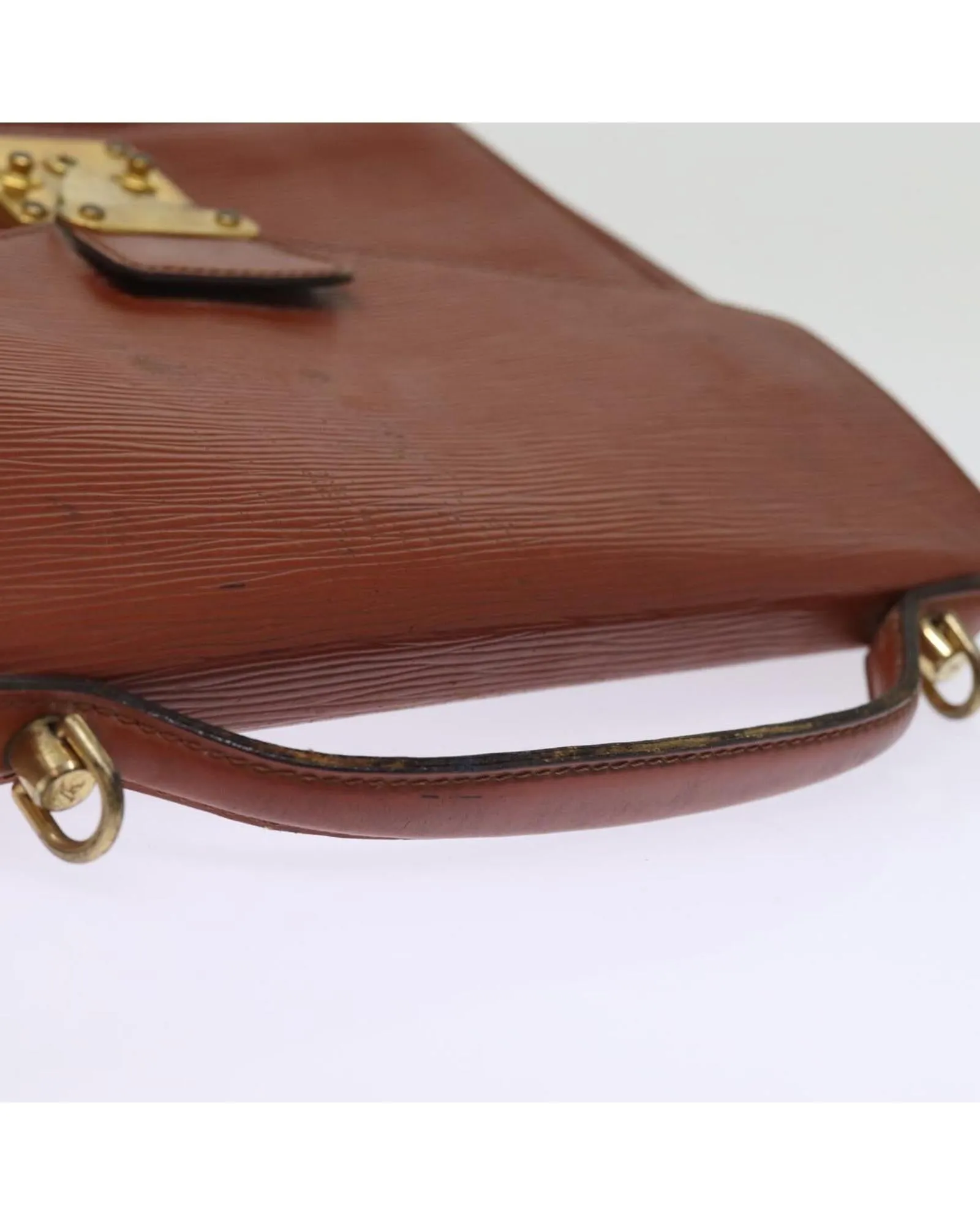 LOUIS VUITTON Epi Leather Portfolio Brown Handbag