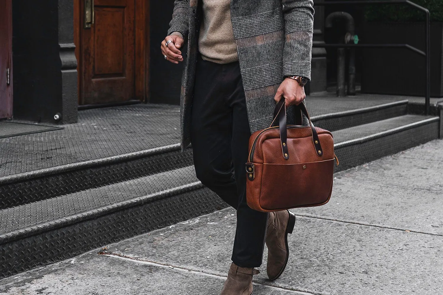 MARTIN THIN LEATHER BRIEFCASE