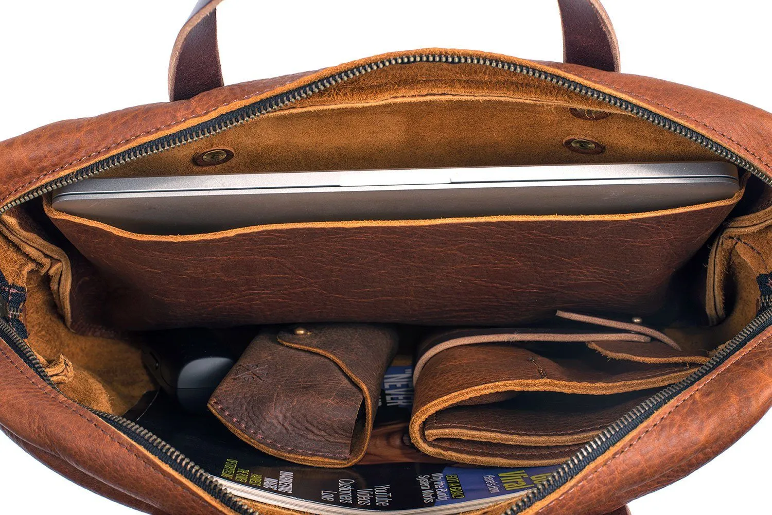 MARTIN THIN LEATHER BRIEFCASE