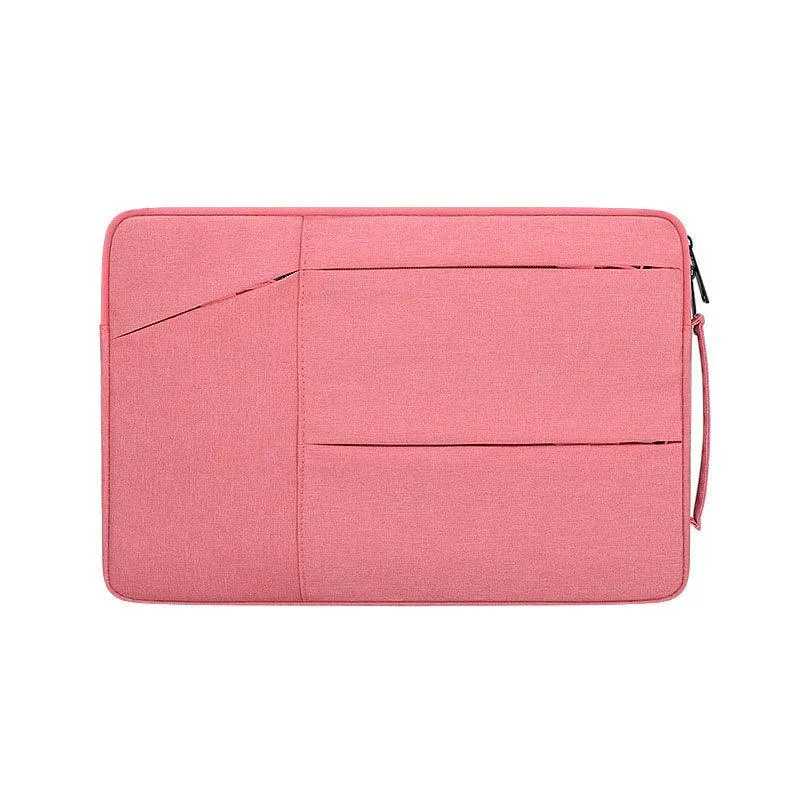 Multifunction High Quality Waterproof Laptop Sleeve Bag-Pink