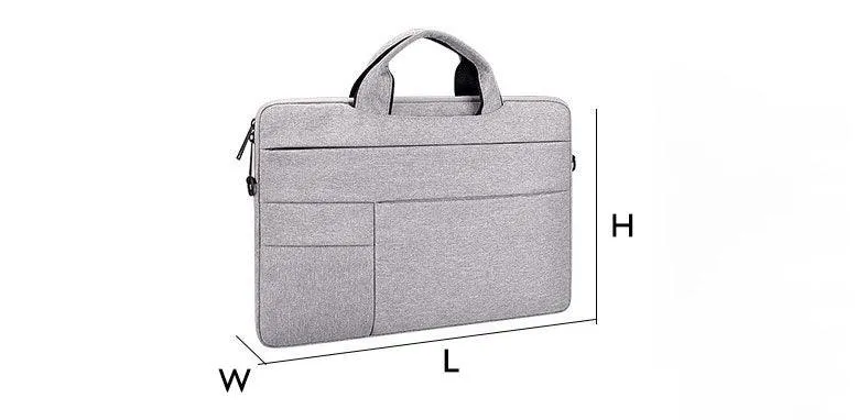 Office Travel 15.6 Inch Waterproof Custom Laptop Bag-Ash