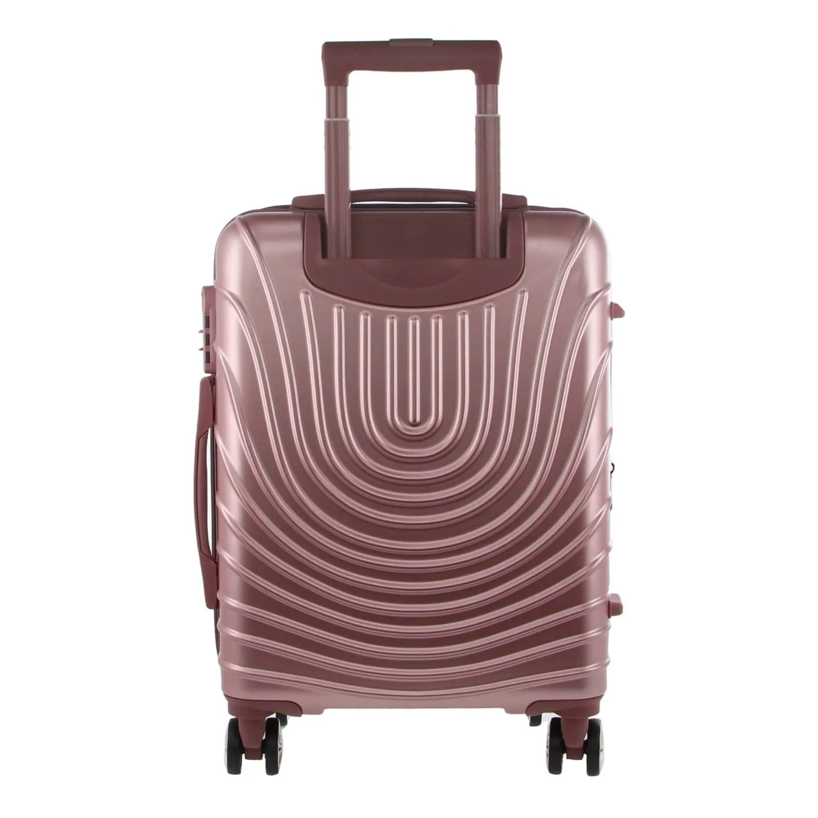 Pierre Cardin Hard Shell 4 Wheel - 3-Piece Luggage Set - Rose