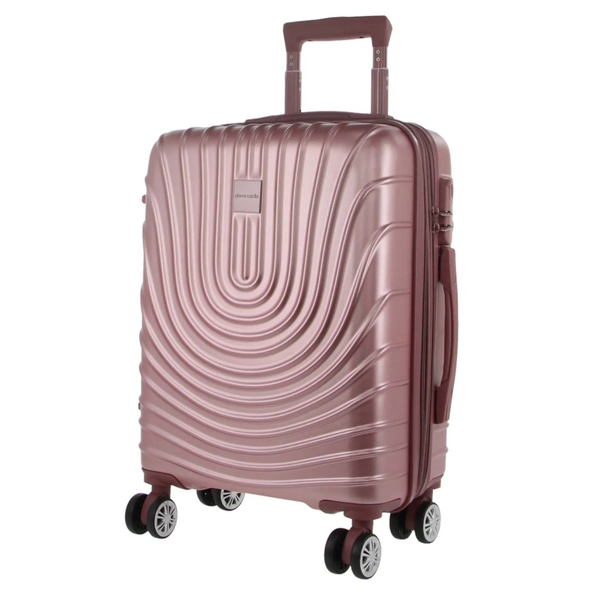 Pierre Cardin Hard Shell 4 Wheel - 3-Piece Luggage Set - Rose