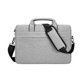 Shockproof Business Laptop Shoulder Bag- Ash