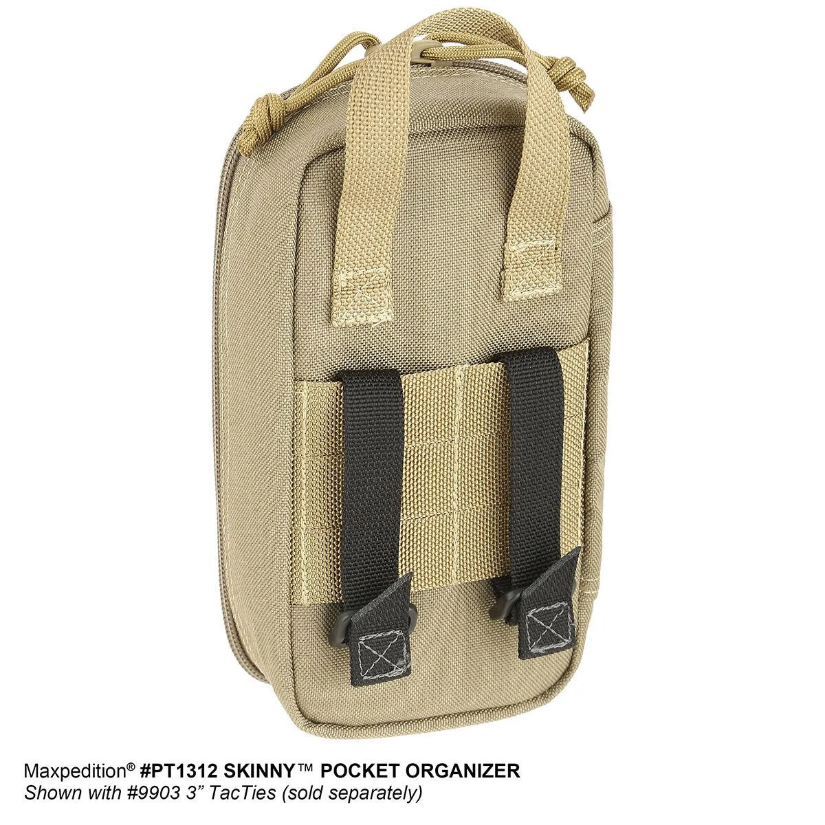 Skinny Pocket Organizer Wolf Gray