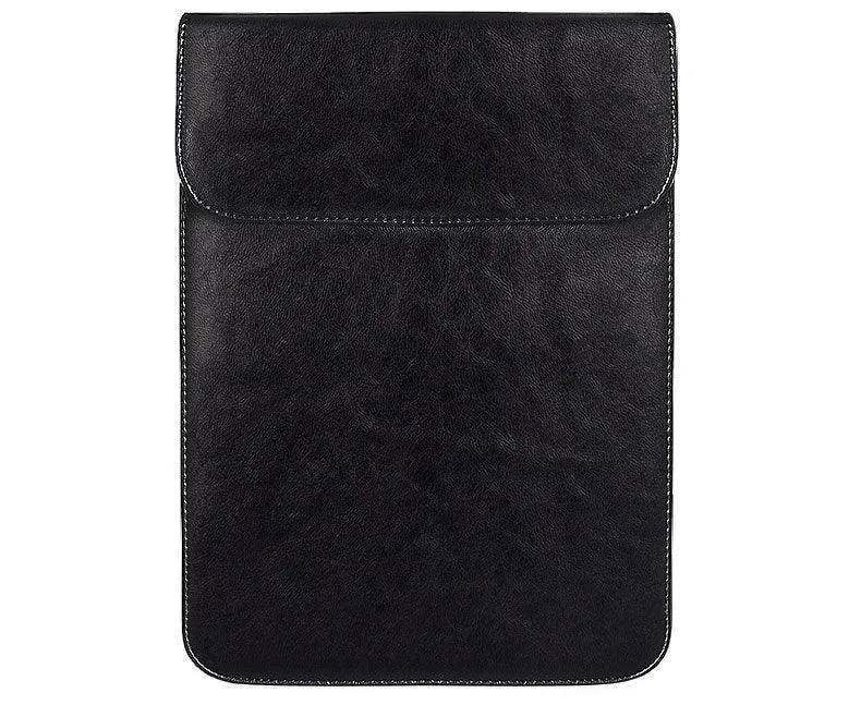 Sleek 2 In 1 Men's Slim Laptop Sleeve- Black