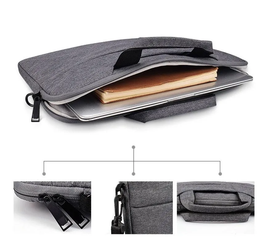 The Latest Casual Business Inner Padded Laptop Bag-Black