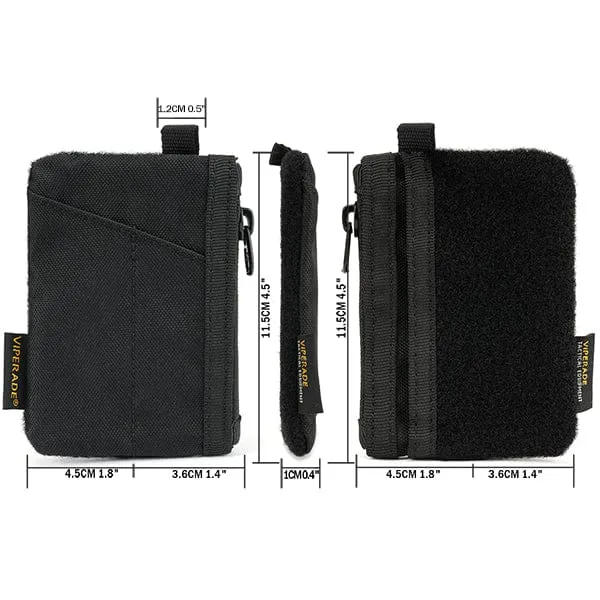 VE17 Small EDC Pouch, EDC Pocket Organizer with DIY Patch Area