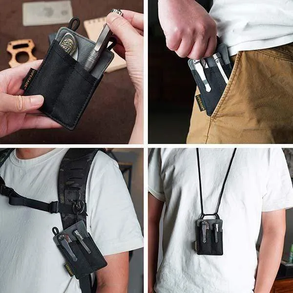 VE8 EDC Tool Pouch, Slim Pocket Organizer Pouch