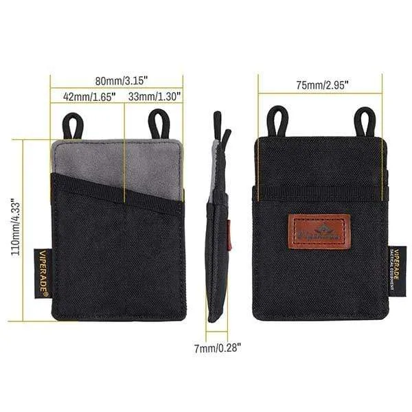 VE8 EDC Tool Pouch, Slim Pocket Organizer Pouch