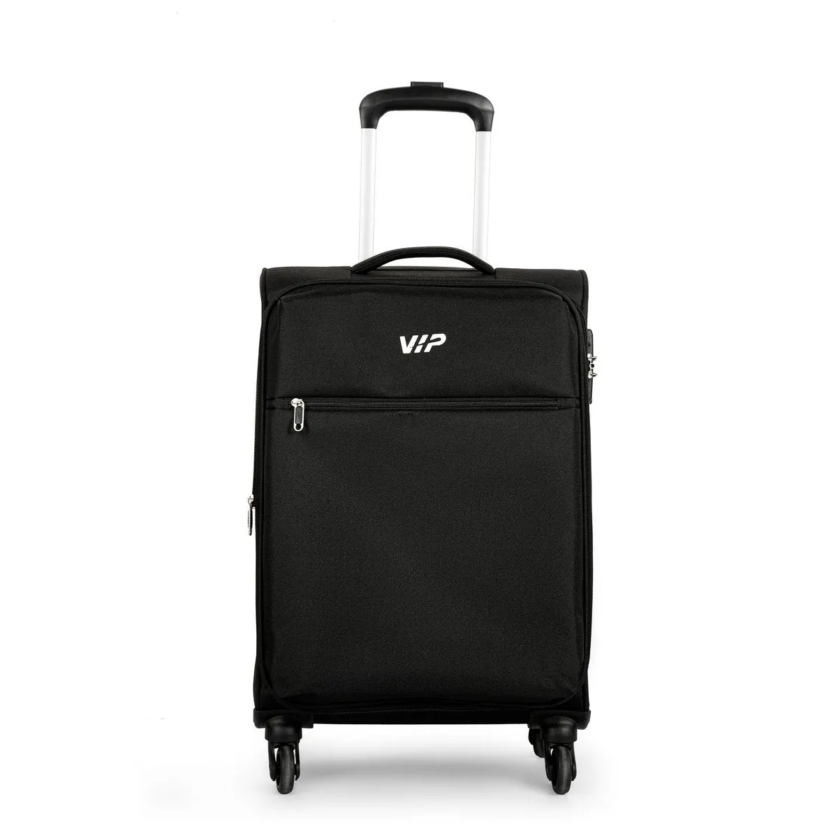 VIP Tivoli 59cm, 4 Wheel Cabin Size Trolley, Black, TIVOLI59BK