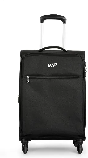 VIP Xion 4 Wheel Hard Casing Cabin Luggage Trolley 33x57x80cm Large Black