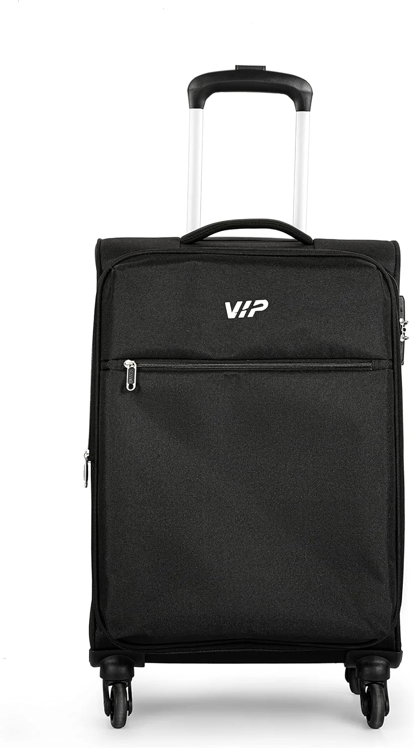 VIP Xion 4 Wheel Hard Casing Cabin Luggage Trolley 33x57x80cm Large Black