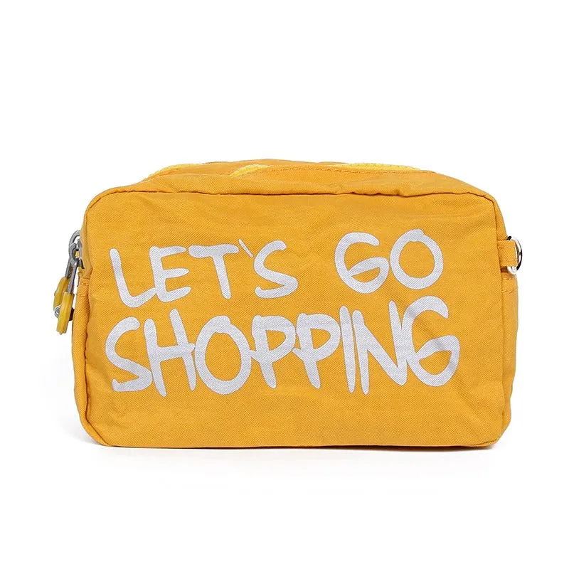 Waterproof Cosmetic Pouch Bags with Sayings - Travel Makeup Organizer