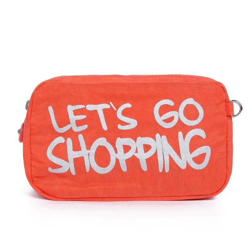 Waterproof Cosmetic Pouch Bags with Sayings - Travel Makeup Organizer