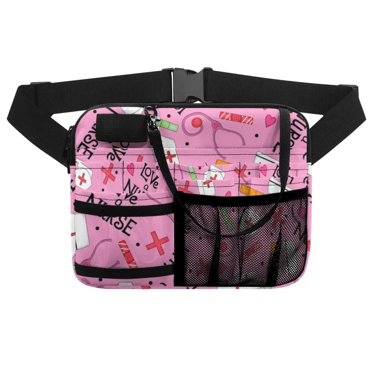 Women Nurse Fanny Pack Adjustable Waist Strap Fanny Packs for Women Waist Pouch Stethoscopes Durable Emergency Supplies Nursing Organizer Belt Bags