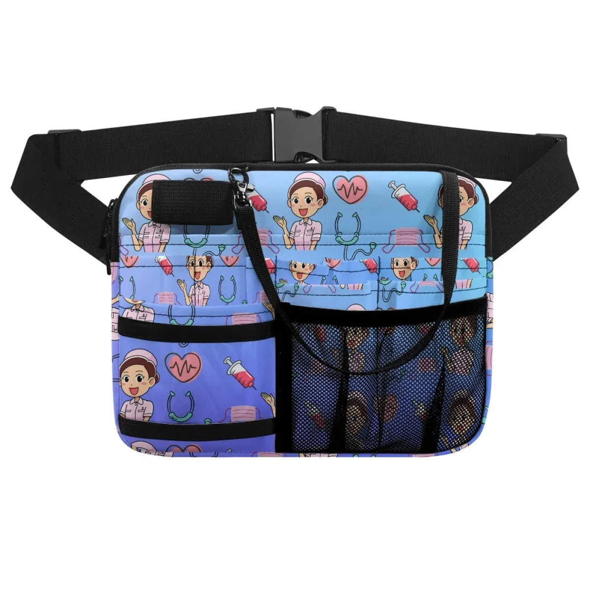 Women Nurse Fanny Pack Adjustable Waist Strap Fanny Packs for Women Waist Pouch Stethoscopes Durable Emergency Supplies Nursing Organizer Belt Bags